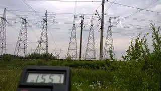 DT-1130 - измеряем электромагнитное поле под ЛЭП