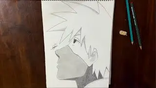 Kakashi Hatake Pencil Drawing Timelapse | (Naruto) Fan Art