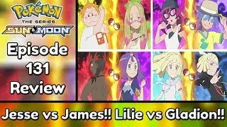 Jesse vs James!! Lillie vs Gladion!! | Pokemon Sun and Moon Episode 131 (Recap & Review)