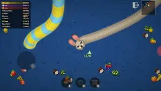 From Noob to Pro in One Game - Worm Zone.io Gameplay