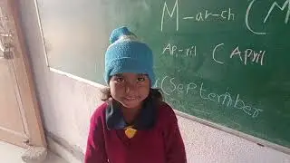 Break and write the name of months 
