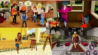 Scary Stranger 3D Gone With The Piper vs Scary Teacher 3D vs Dark Riddle 2 vs Crazy Scary School