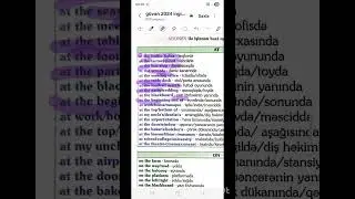 Preposition dərs izahı