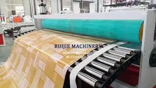 PVC vinyl flooring roll machine production line