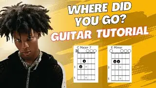 Where Did You Go? D4vd Guitar Tutorial Chords + Strumming