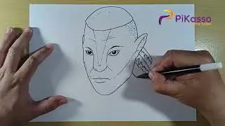 How to Draw Quaritch from Avatar Fire and Ash
