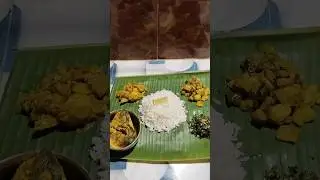 Bengali lunch thali idea 🥰🥰🥰|| #shortsviral #easythali #youtubeshorts #virallunchthali #trending