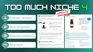 🚀 Build Profitable Affiliate Sites with AI! | Too Much Niche v4 Overview