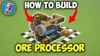 How to Build Ore Processor in Create Mod in Minecraft