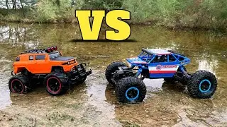 RC Hummer Car vs RC Rock Crawler | RC Car Water Test | RC Car Race