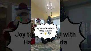 Joy to the World with Handpan Santa 🛸🎅🌍 #handpan #joytotheworld #handpansanta #assistedliving