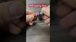 PVD Coating Parts, CNC Turning Stainless Steel Components China Supplier #pvdcoating #vacuum coating