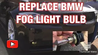 BMW 3 series e90 front fog light bulb replacement | how to change fog light bulb #BMW #DIY