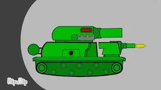 testing my first tank monster|flipaclip|dis made by me