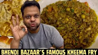 Bhendi Bazaar’s Famous Kheema Fry Breakfast | Nizari #kheemapav #trending #youtube #youtuber #viral 