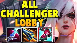 Rank 1 Riven Plays Bot Lane in All Challenger Lobby Game