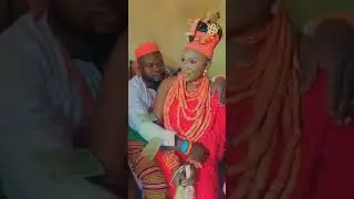 Edo State Traditional wedding.  #Esan Bride and Groom