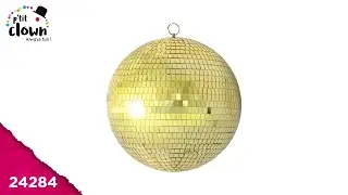 24284 - Boule &agrave; facettes - &Oslash; 30cm - or
