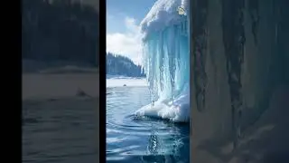 Nature&rsquo;s Frozen Beauty |Stunning Ice Formations in the Wild#foryou #treanding #naturebeauty #shorts
