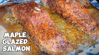 Копченый лосось с кленовой глазурью | Невероятно просто и вкусно!