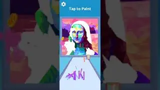 Pencil Rush 3d Monalisa drawing #kdm gaming