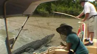 Nick's Darwin Trip 2008 Jumping Crocs 01