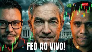 URGENTE! REUNI&Atilde;O DO FED E DECIS&Atilde;O DE JURO AMERICANO AO VIVO! IMPACTOS NO BITCOIN E MERCADOS