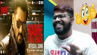 Radhe Title Track Reaction | Radhe - Your Most Wanted Bhai | Salman Khan & Disha| Sajid Wajid