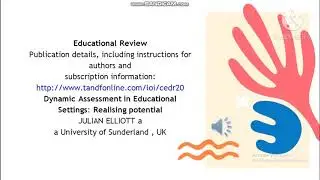 Dynamic Assessment in Educational Setting (Part2) diriview oleh Nuranita Adiastuty, M.Pd