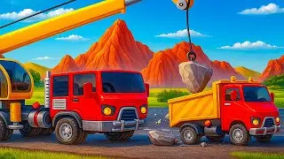 Heavy Machinery Under Pressure: The Most Strenuous Lifting Operation of the Day | Vehicle Animation
