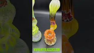 Some colorful glass Sherlock bubblers | Glass blowing water pipe