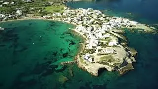 Milos island - Pollonia (Drone 4K)