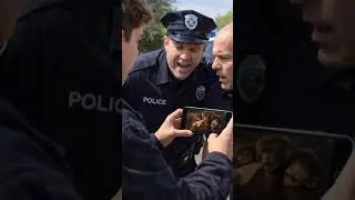 Poor Monkey caught by policy gor stealing food from car #rescue #freerishta #monkey #police #shorts