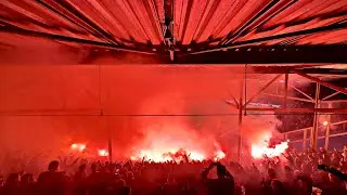 Kampioens Pyro : sc Heerenveen-PSV : 25/04/2024 : 0-8