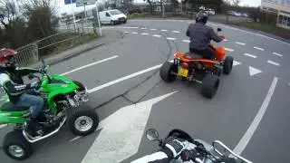 Quad Tour zu 4 an der stadt :)