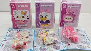 Rp. 6.999,- Per Set Unboxing Nano Block Model Blok DIY Karakter Kartun Mainan Balok Susun Edukasi