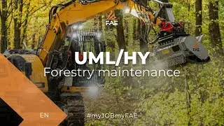 The FAE  forestry mulcher for excavators from 7 to 15 t