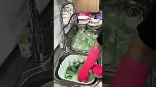 Relaxing Dishwashing ASMR |ZenDishes #cleaning #cleantok#relaxing #short #satisfying #asmr #dish