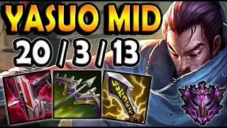 OTP YASUO vs IRELIA [ MID ] Lol Korea Master Patch 11.17 ✅