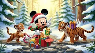 🐭🎂 Mickey Mouse Celebrates Tiger Pets&rsquo; Birthday Party Adventure | DreamDoodle Kids