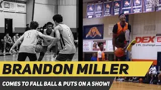 Brandon Miller is DIFFERENT! | Puts on a SHOW at Fall Ball