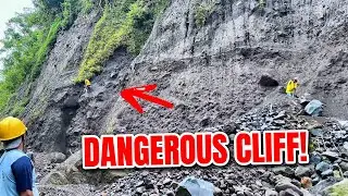 Extreme Job! Working on a Dangerous Cliff Without Machines