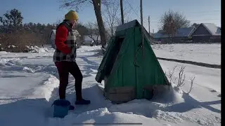 One Winter Day in the Village | looking after the farm and preparing rustic dishes