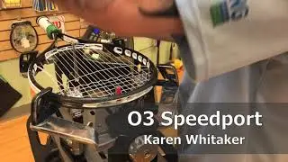 Time Lapse: How to String a Prince O3 Speedport White Tennis Racquet