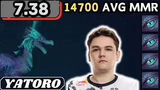 NEW PATCH 7.38 - Yatoro WINTER WYVERN Hard Support Gameplay - Dota 2 Full Match Gameplay