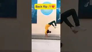 Back flip 🔥❤️ by little girl😍 #backflip #backhandspring #backjump #backhandspringtutorial #girl