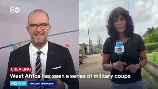 Soldiers appear on Benin state television announcing apparent military coup _ DW News(QZITV)