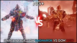 SPARTAN RAGE COMPARISON GOW RAGNAROK VS GOW 2018