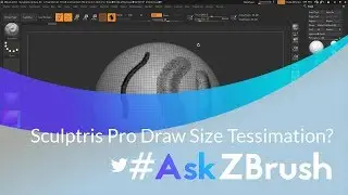 #AskZBrush: “How can I get Sculptris Pro Tessimation to not be linked to Draw Size?”