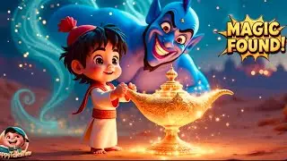 Aladdin and the Magic Lamp | Fairy Tale Song For Kids in 4K
